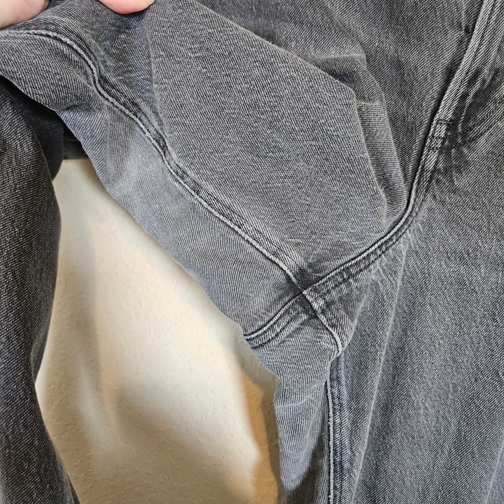 American Eagle High Rise Relaxed Straight‎ Jeans Plus Size 18 Casual Neutral - Picture 5 of 13
